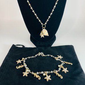 Handcrafted Beaded Nautical Jewelry Set